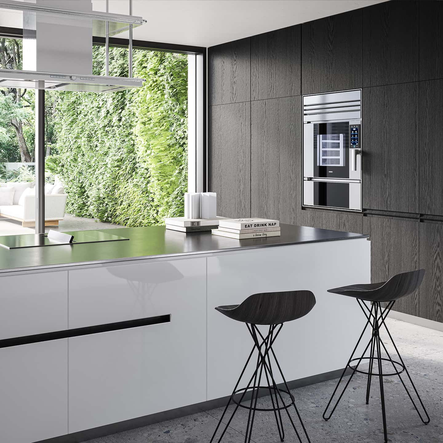 Designerküche in Mailand mit Unox Casa Luxus-Backofen